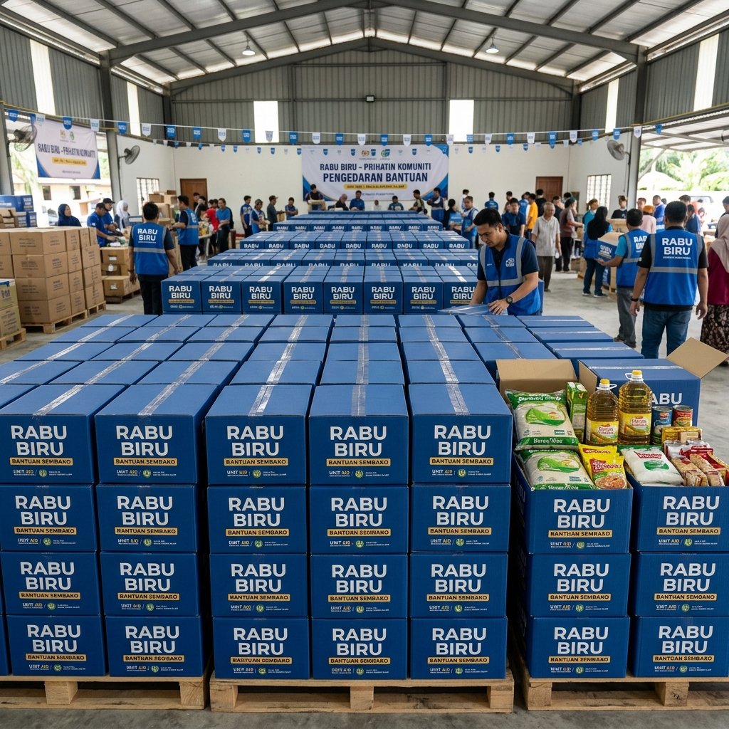Berbagi untuk Negeri: Kegiatan Sosial Rabu Biru di Berbagai Daerah