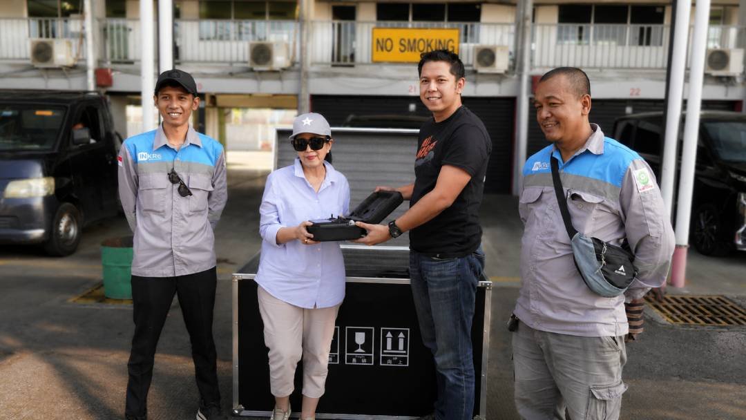 Serah Terima Drone Sprayer Tank 20L & Pelatihan