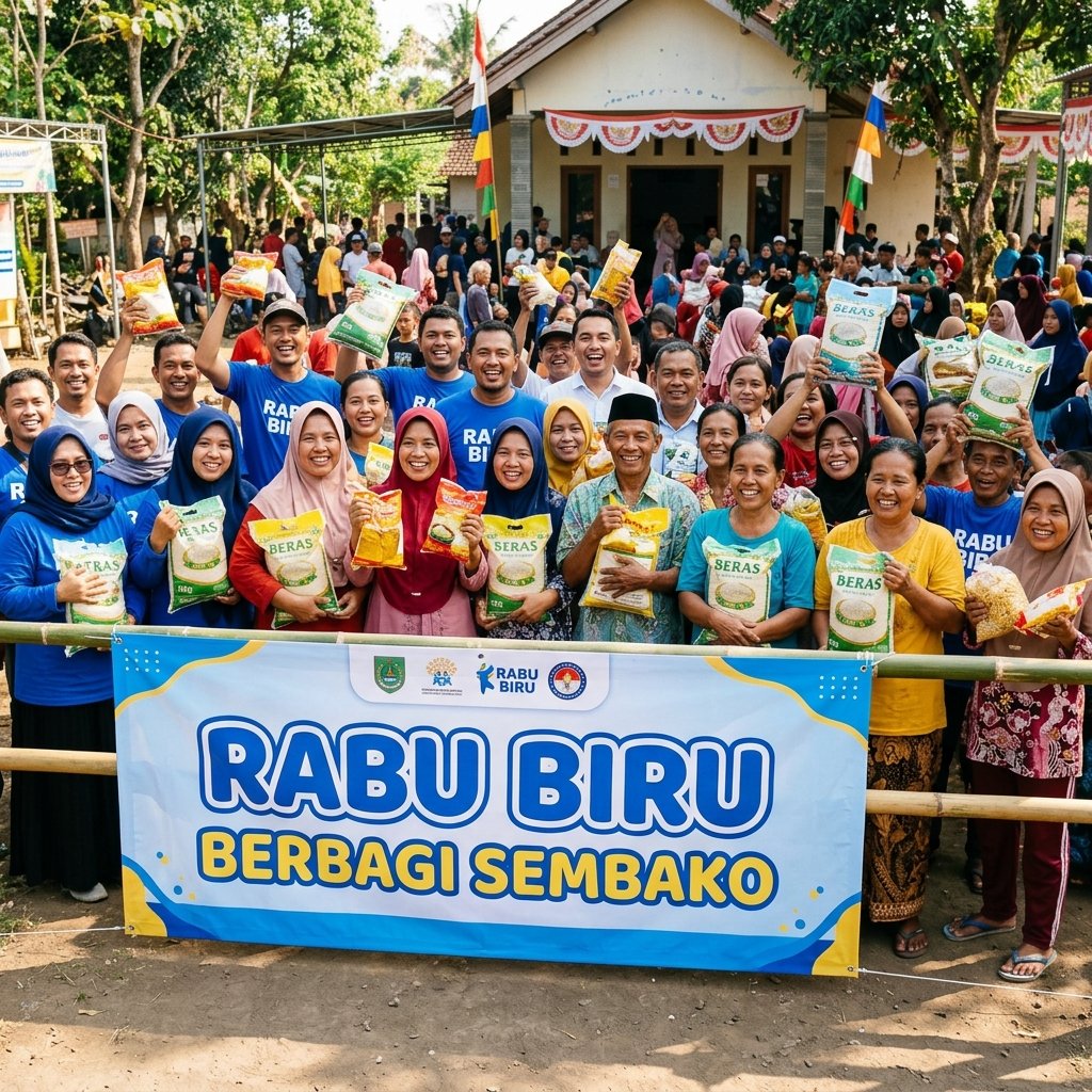Berbagi Sembako untuk Warga